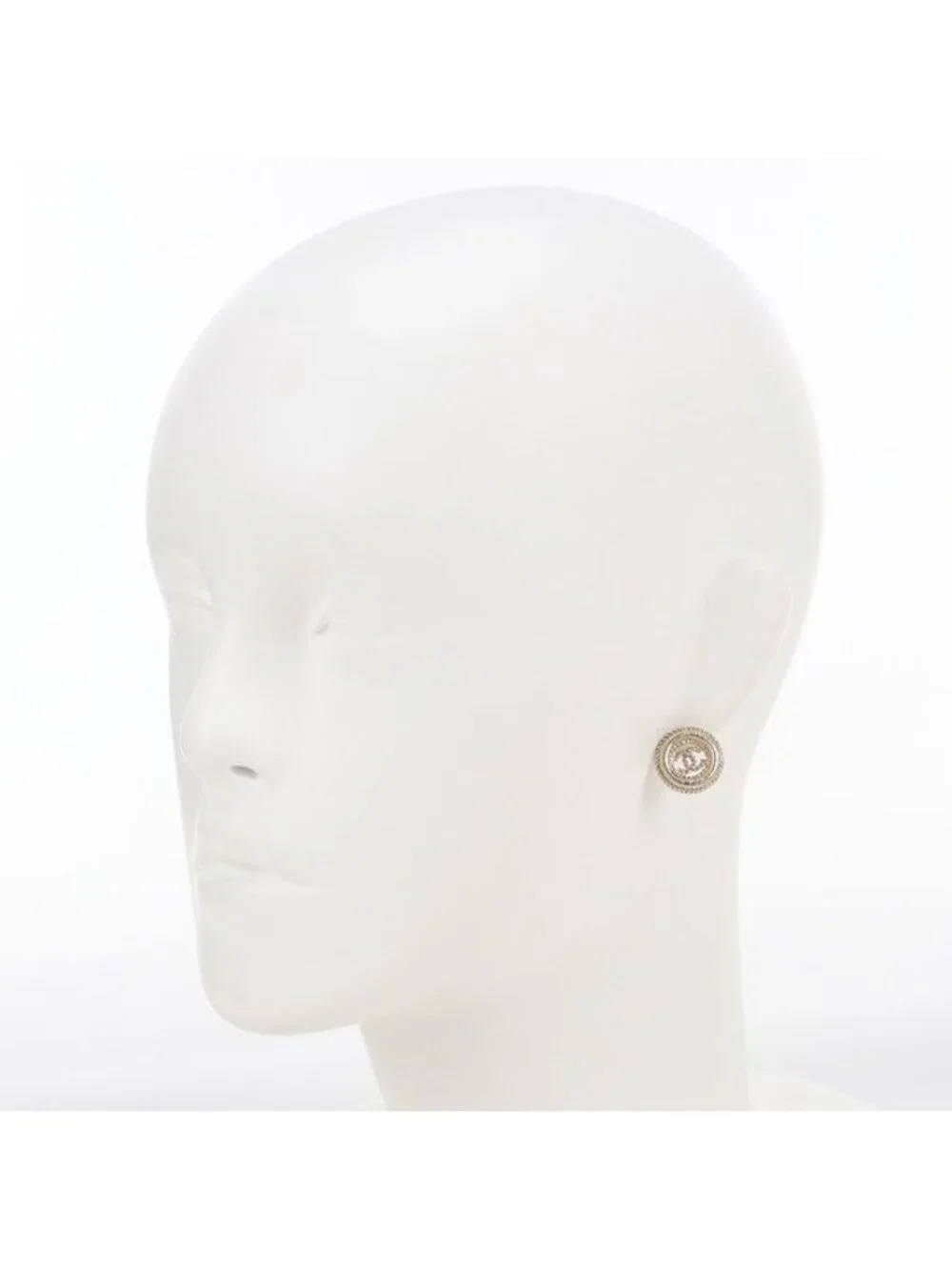 Chanel CC Logo Earrings Metal